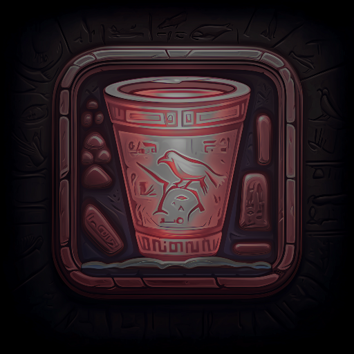 A glass of water